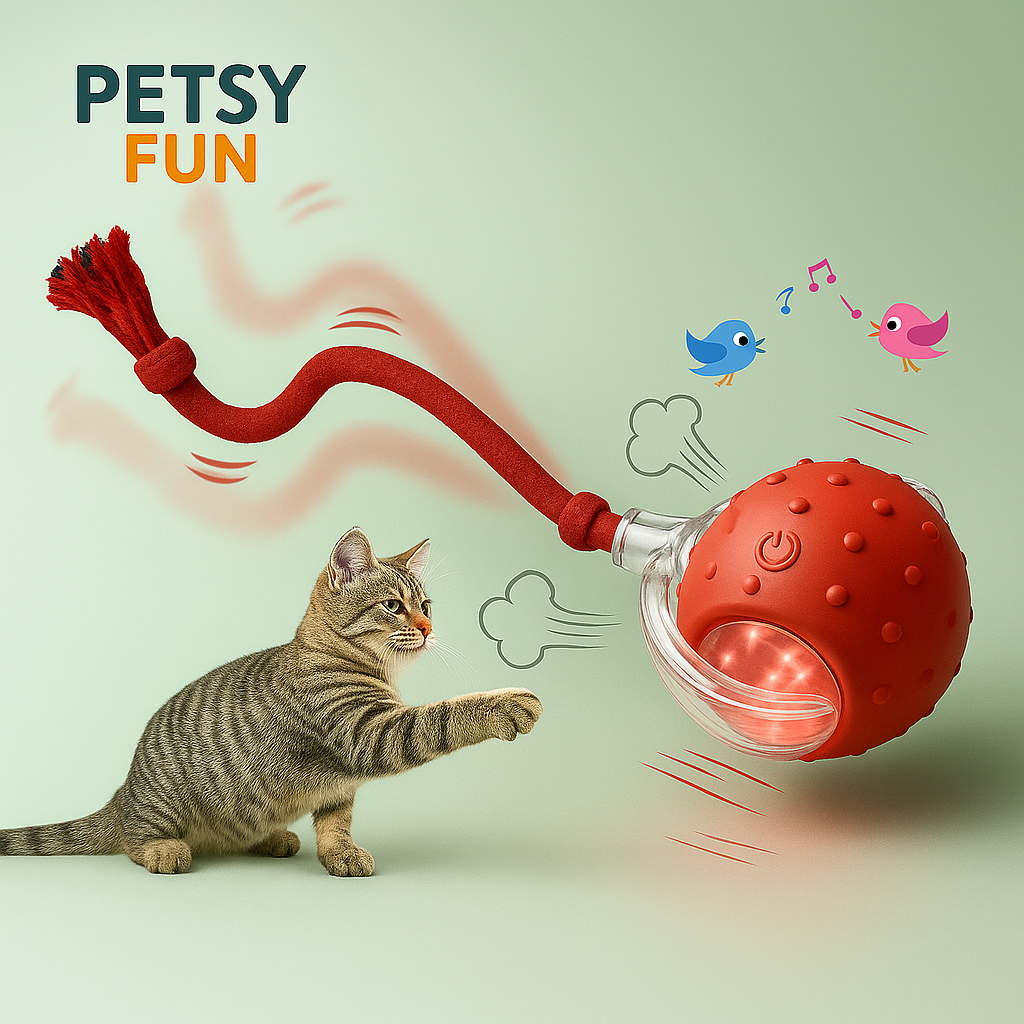 Smart Cat Play Ball