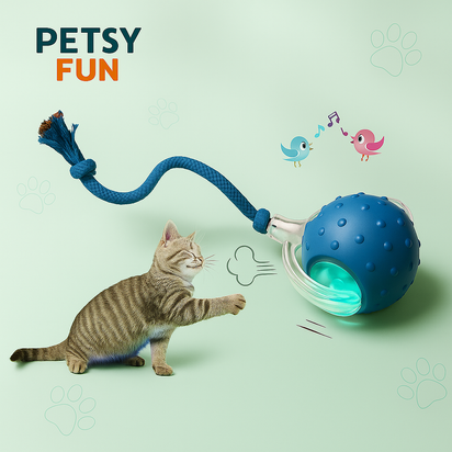 Smart Cat Play Ball